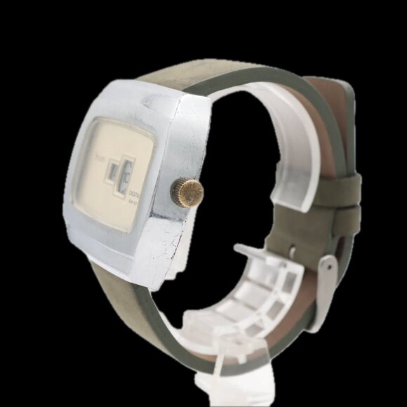 Vintage Sears Men's Jump Hour Digital Mechanical Wristwatch EB 8800 Swiss - Picture 4 of 5